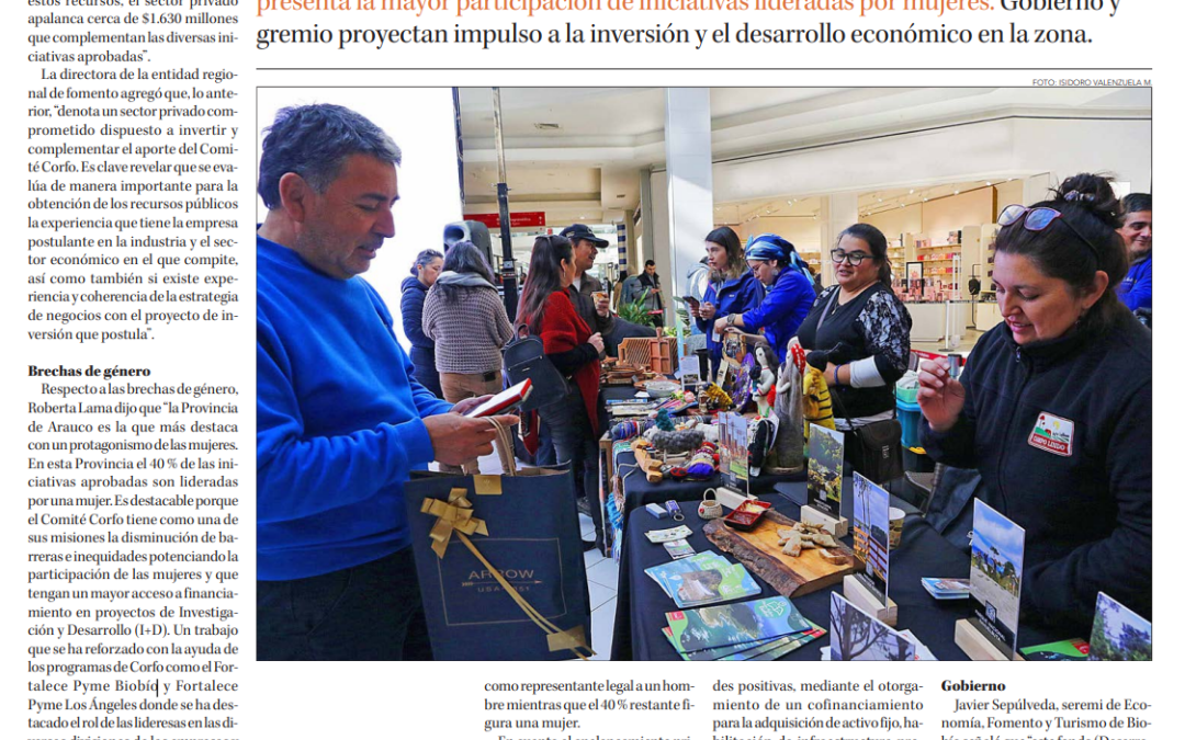 [Prensa] Comité Corfo Biobío aprueba más de $2 mil millones para iniciativas regionales