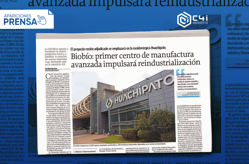 Biobío: primer centro de manufactura avanzada impulsará reindustrialización